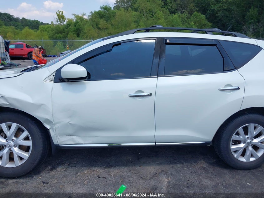 2011 Nissan Murano Sl VIN: JN8AZ1MUXBW058683 Lot: 40025641
