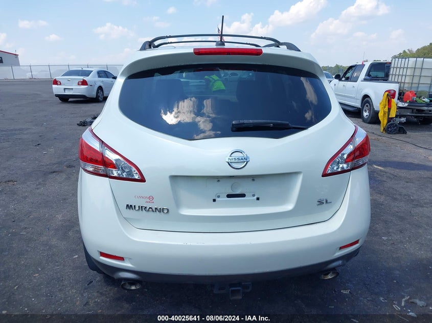 2011 Nissan Murano Sl VIN: JN8AZ1MUXBW058683 Lot: 40025641