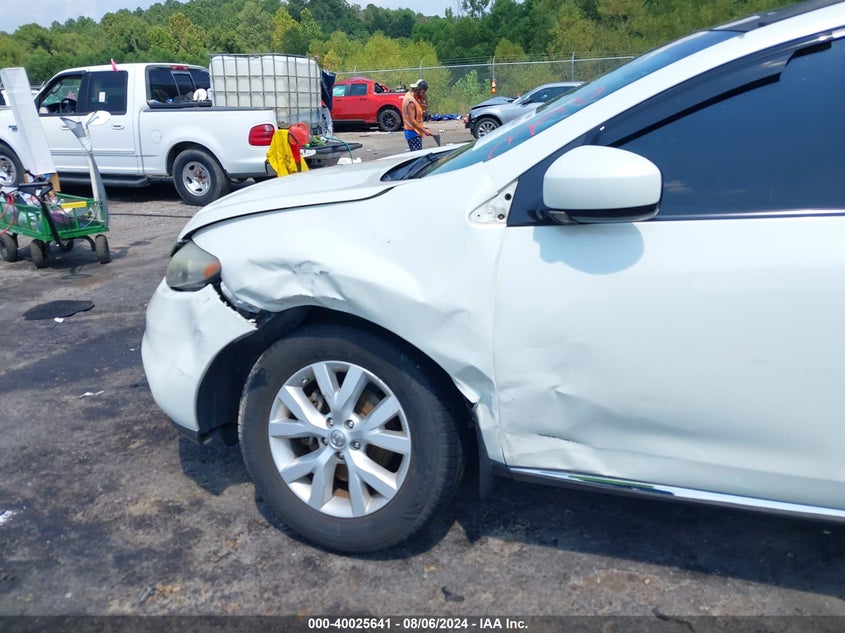 2011 Nissan Murano Sl VIN: JN8AZ1MUXBW058683 Lot: 40025641