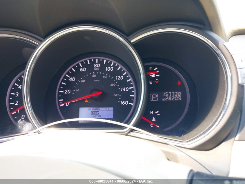 2011 Nissan Murano Sl VIN: JN8AZ1MUXBW058683 Lot: 40025641