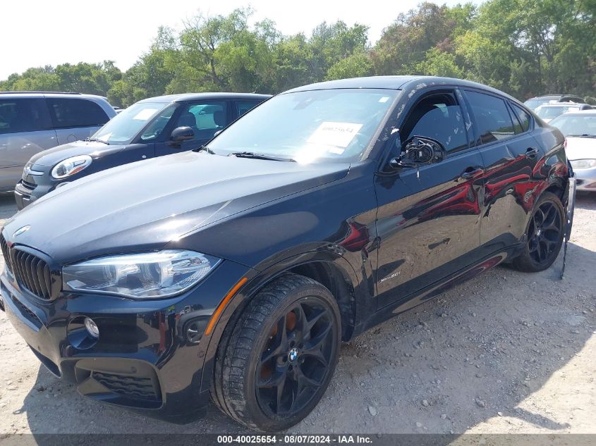 2018 BMW X6 xDrive50I VIN: 5UXKU6C58J0W39038 Lot: 40025654