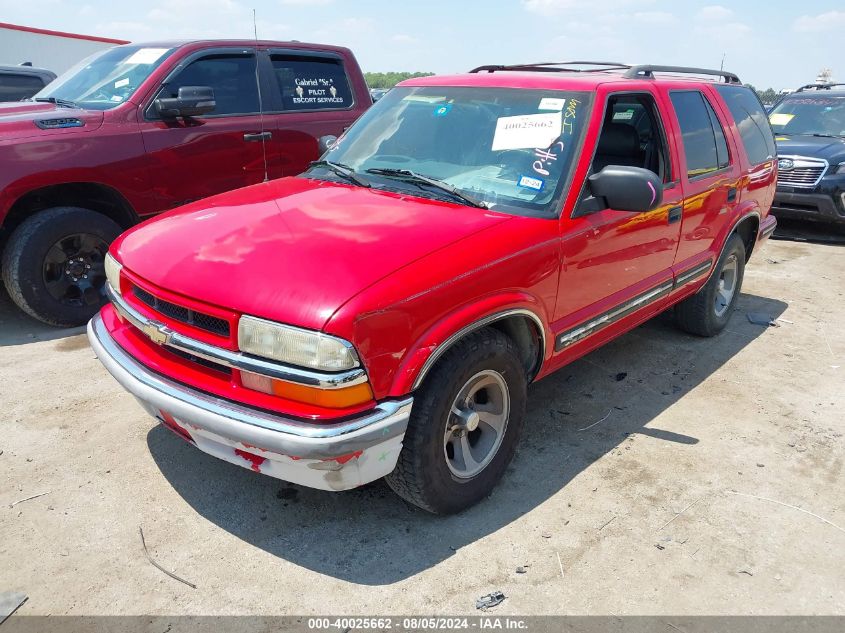 1999 Chevrolet Blazer VIN: 1GNCS13W9X2108197 Lot: 40025662