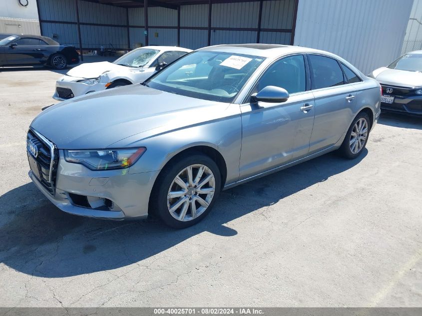 2014 Audi A6 2.0T Premium VIN: WAUGFAFC2EN061796 Lot: 40025701