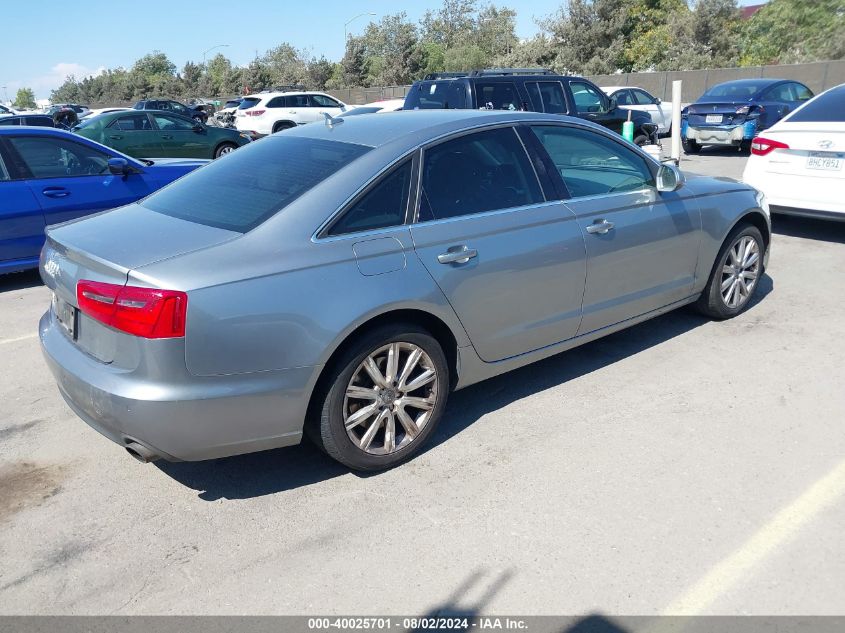 2014 Audi A6 2.0T Premium VIN: WAUGFAFC2EN061796 Lot: 40025701