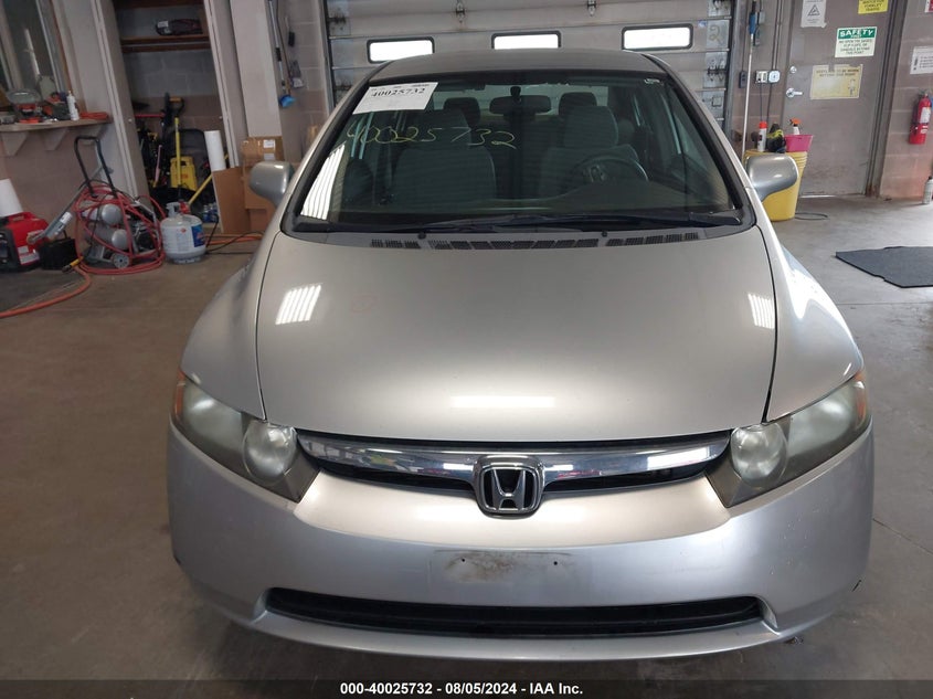 2008 Honda Civic Sdn Lx VIN: 2HGFA165X8H502068 Lot: 40025732