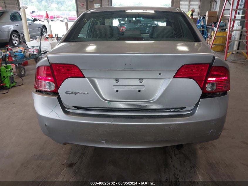 2008 Honda Civic Sdn Lx VIN: 2HGFA165X8H502068 Lot: 40025732