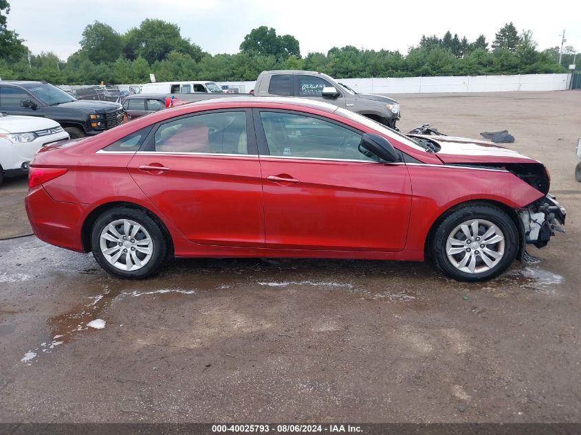 2013 Hyundai Sonata Gls VIN: 5NPEB4AC6DH563658 Lot: 40025793