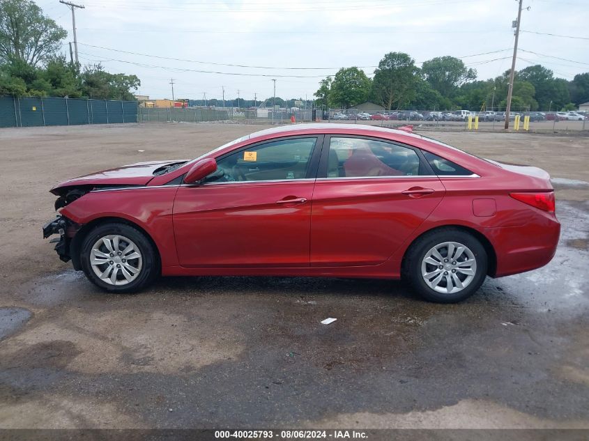 2013 Hyundai Sonata Gls VIN: 5NPEB4AC6DH563658 Lot: 40025793