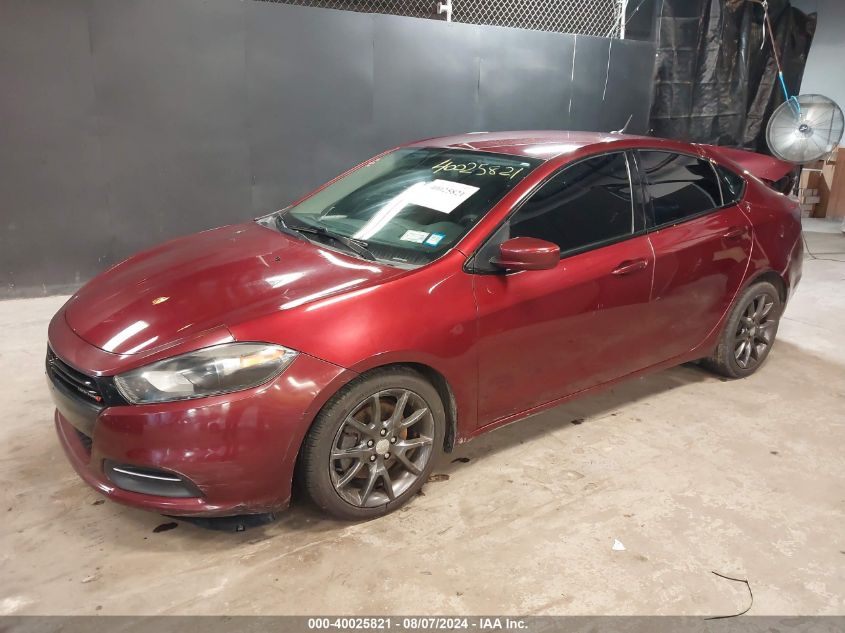 1C3CDFAA1FD375848 2015 Dodge Dart Se