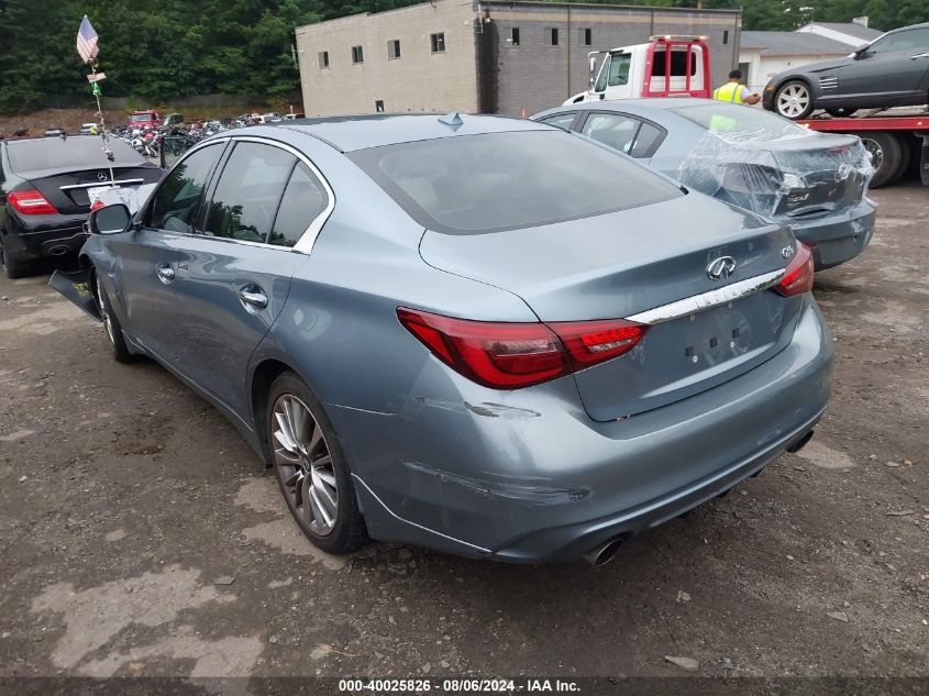 2018 Infiniti Q50 3.0T Luxe VIN: JN1EV7AP3JM357522 Lot: 40025826