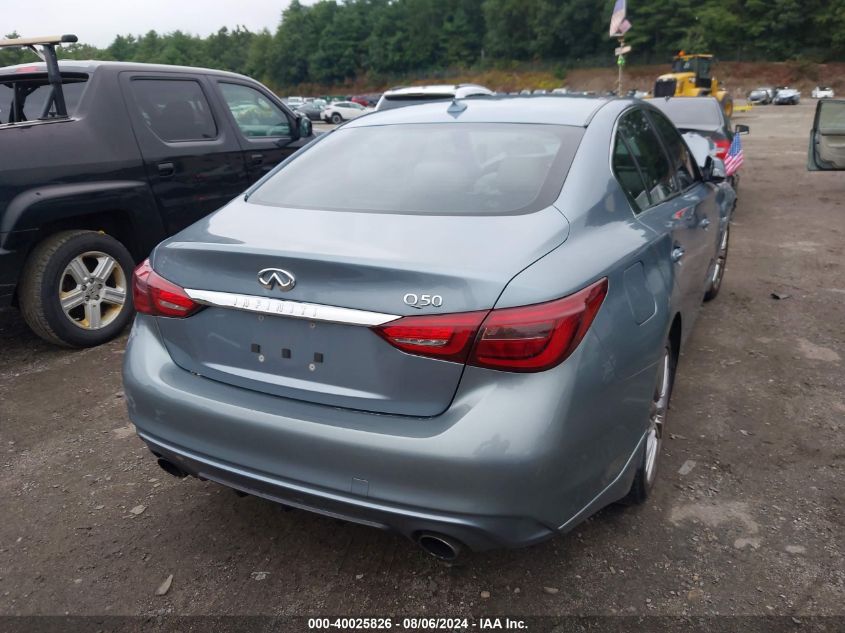 2018 Infiniti Q50 3.0T Luxe VIN: JN1EV7AP3JM357522 Lot: 40025826