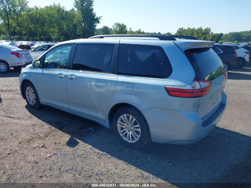 VIN 5TDYZ3DC0HS779729 2017 Toyota Sienna, Xle 8 Pas... no.3