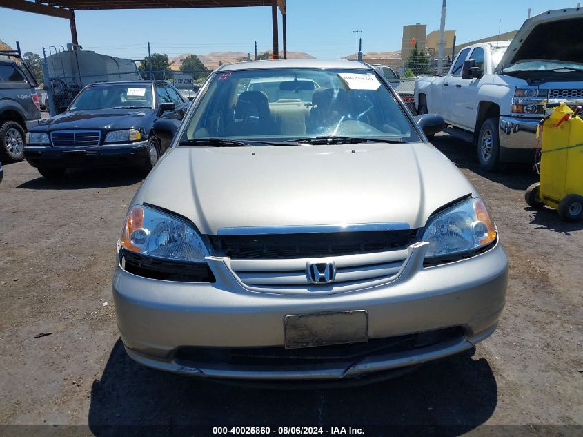2003 Honda Civic Lx VIN: 2HGES16543H500284 Lot: 40025860