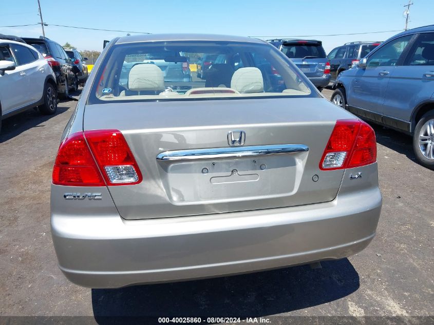 2003 Honda Civic Lx VIN: 2HGES16543H500284 Lot: 40025860