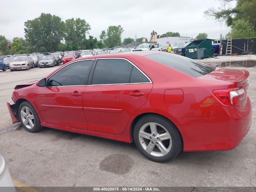 2014 Toyota Camry Se VIN: 4T1BF1FK3EU791108 Lot: 40025875