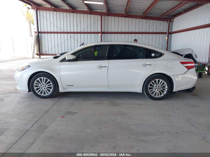 2013 Toyota Avalon Hybrid Xle Touring VIN: 4T1BD1EB6DU016615 Lot: 40025942