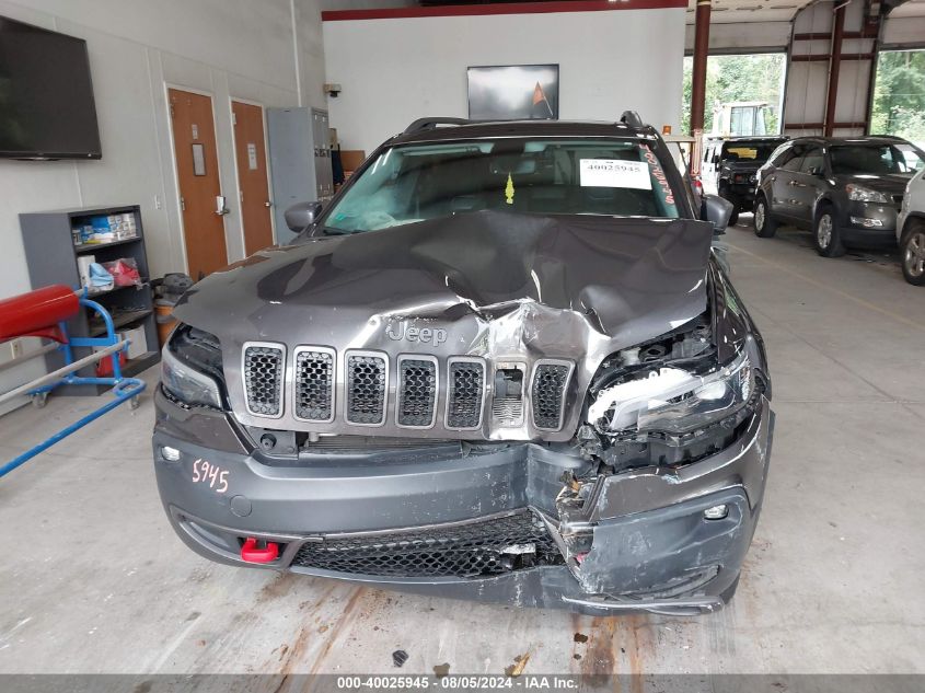 2019 Jeep Cherokee Trailhawk Elite 4X4 VIN: 1C4PJMBX7KD186533 Lot: 40025945