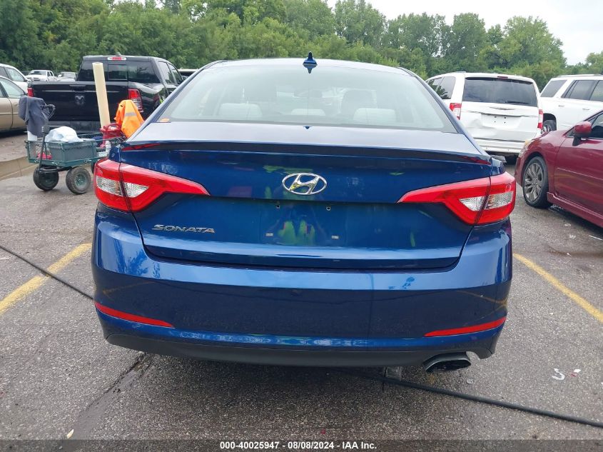 2017 Hyundai Sonata VIN: 5NPE24AF2HH489493 Lot: 40025947