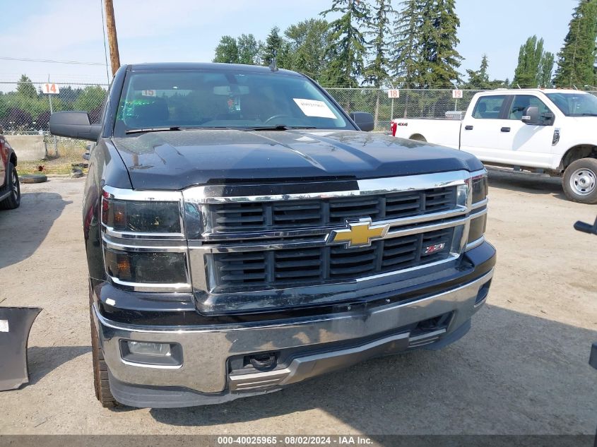 2014 Chevrolet Silverado 1500 2Lt VIN: 3GCUKREC1EG320076 Lot: 40025965