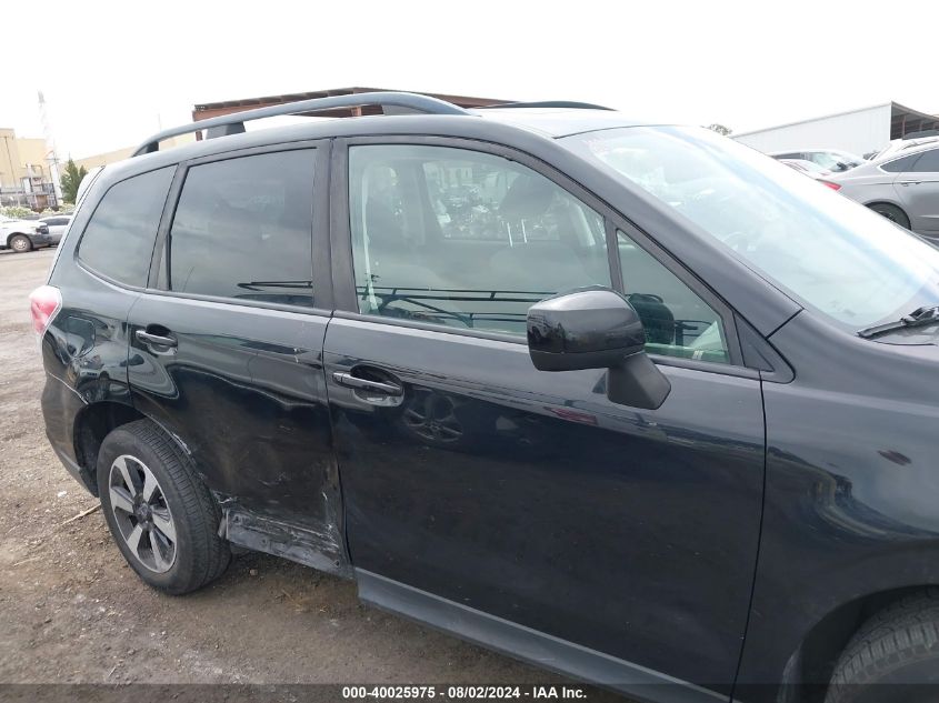 2018 Subaru Forester 2.5I Premium VIN: JF2SJADC9JH535574 Lot: 40025975