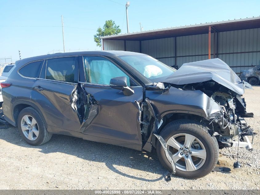 2021 Toyota Highlander Le VIN: 5TDZZRAH0MS058067 Lot: 40025998