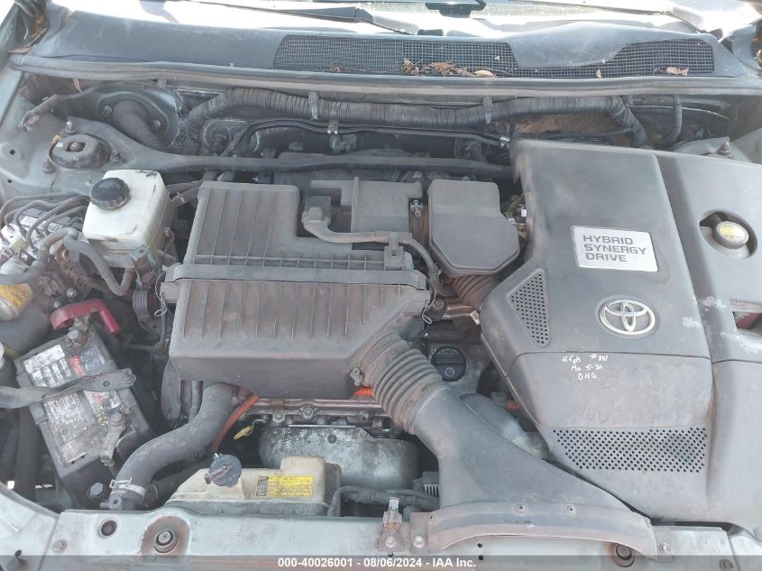 2007 Toyota Highlander Hybrid Limited V6 VIN: JTEHW21A670038102 Lot: 40026001