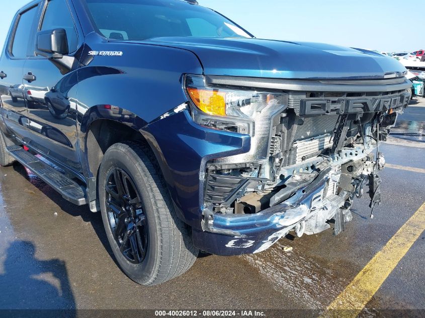 2022 Chevrolet Silverado 1500 2Wd Short Bed Custom VIN: 3GCPABEK0NG575686 Lot: 40026012