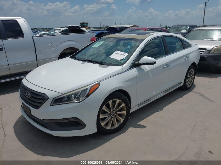 2016 HYUNDAI SONATA SPORT - 5NPE34AF2GH397859