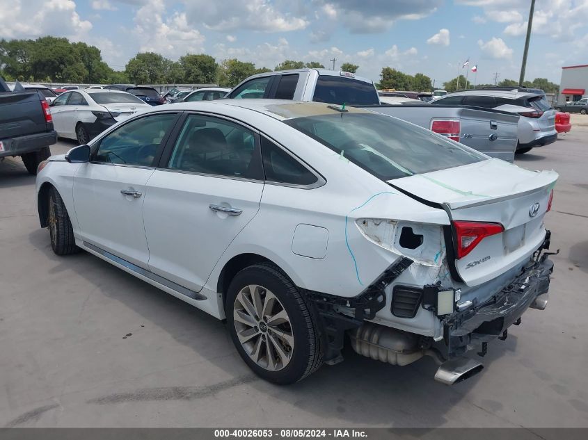 2016 HYUNDAI SONATA SPORT - 5NPE34AF2GH397859