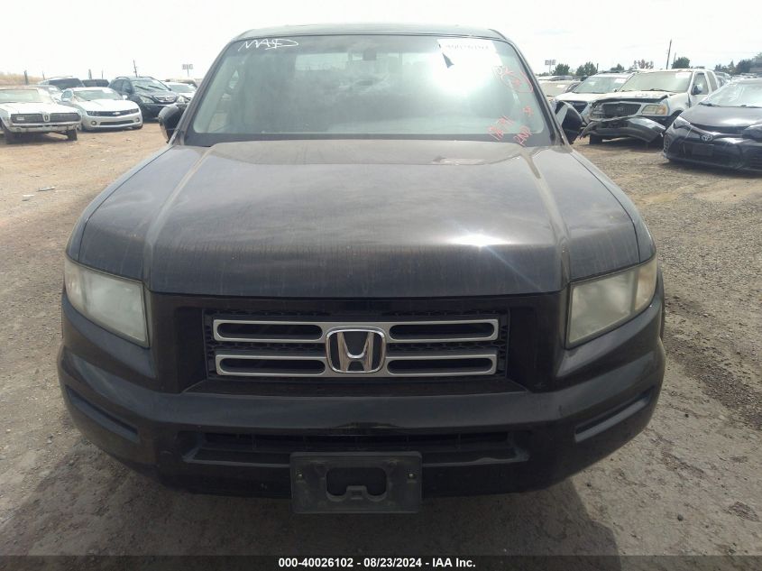 2006 Honda Ridgeline Rtl VIN: 2HJYK16526H566974 Lot: 40026102