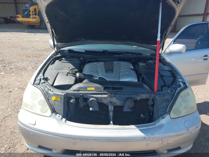 2004 Lexus Ls 430 VIN: JTHBN36F040132543 Lot: 40026108