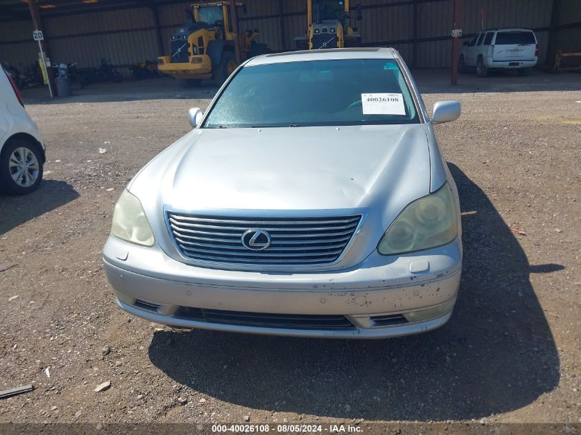 2004 Lexus Ls 430 VIN: JTHBN36F040132543 Lot: 40026108