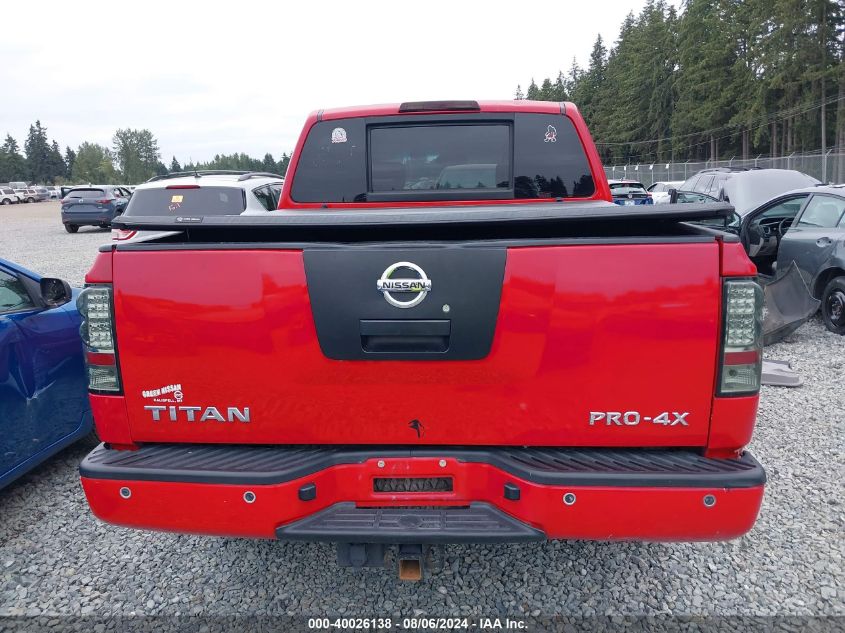 2012 Nissan Titan Pro-4X VIN: 1N6AA0EC1CN312286 Lot: 40026138