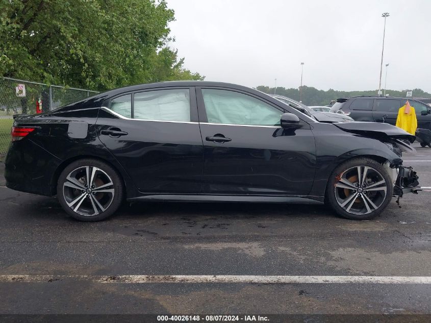 2020 Nissan Sentra Sr Xtronic Cvt VIN: 3N1AB8DV5LY217365 Lot: 40026148