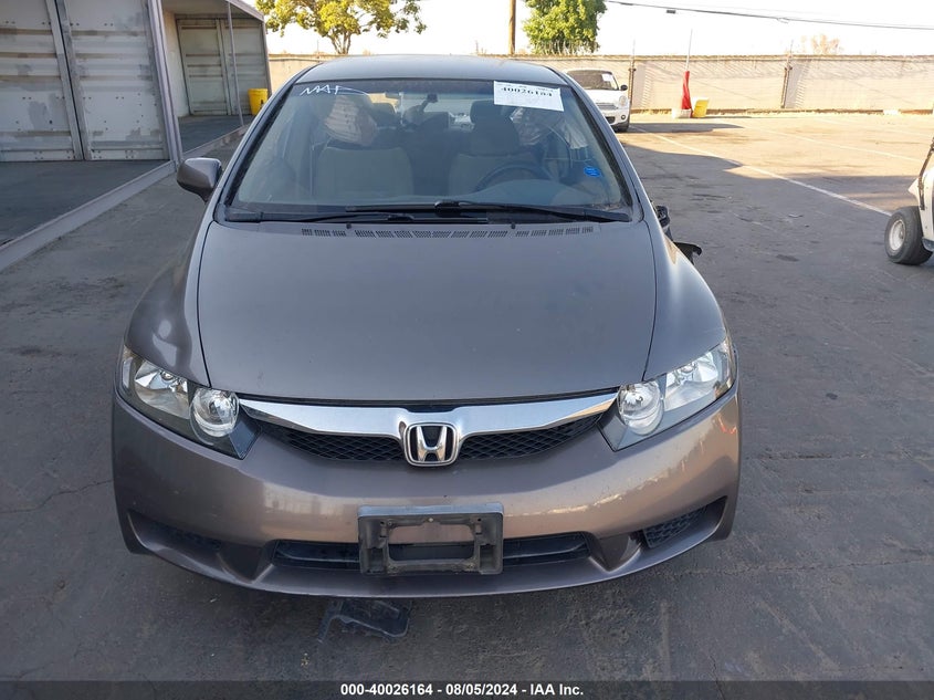 2009 Honda Civic Lx VIN: 19XFA165X9E019143 Lot: 40026164