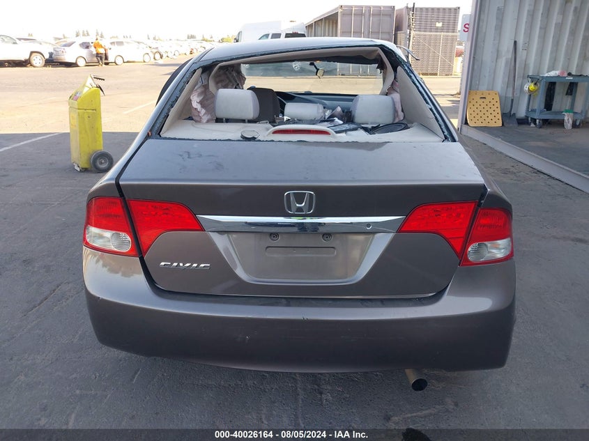 2009 Honda Civic Lx VIN: 19XFA165X9E019143 Lot: 40026164