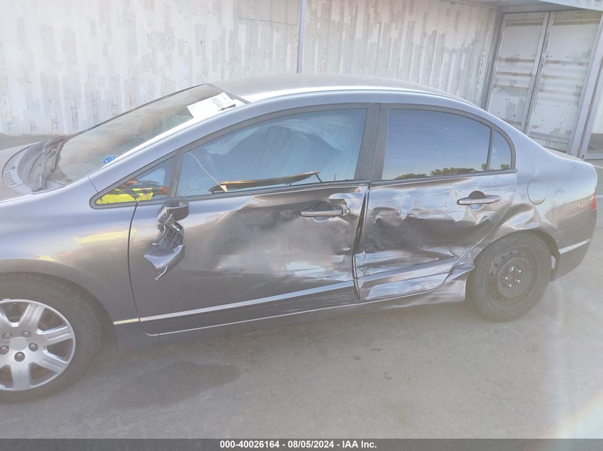 2009 Honda Civic Lx VIN: 19XFA165X9E019143 Lot: 40026164