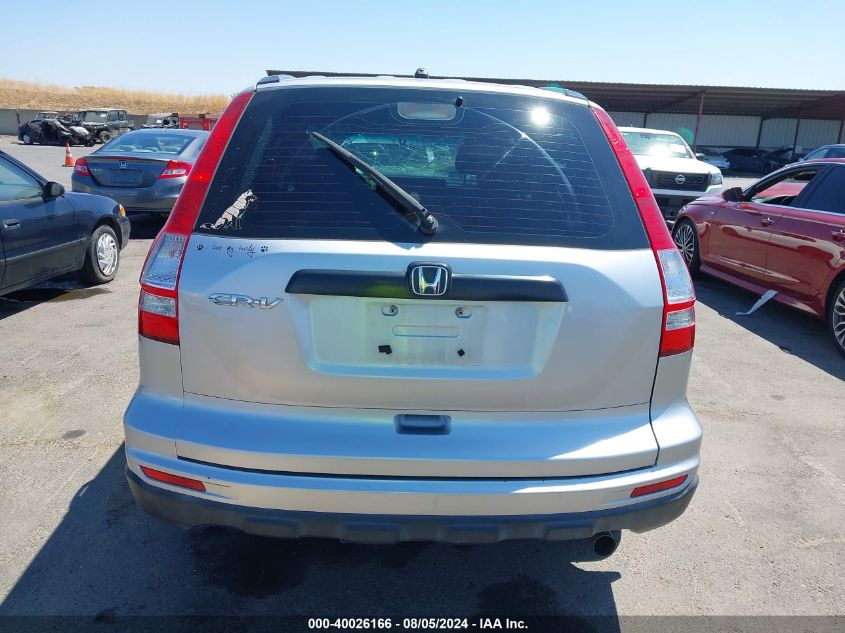 2010 Honda Cr-V Lx VIN: JHLRE3H39AC001319 Lot: 40026166