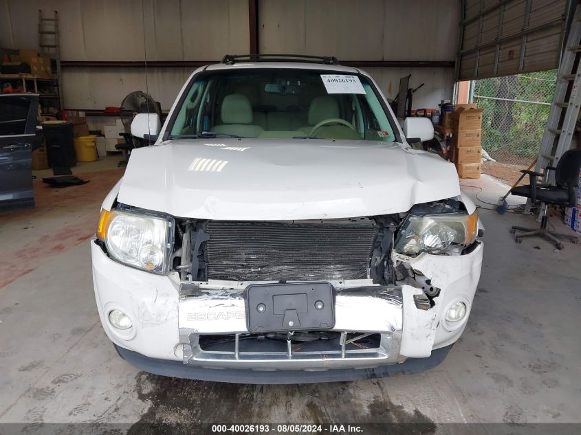 2011 Ford Escape Limited VIN: 1FMCU0E70BKC09149 Lot: 40026193