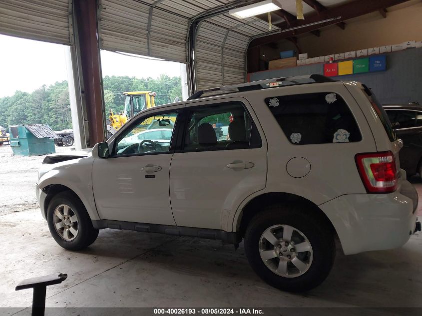 2011 Ford Escape Limited VIN: 1FMCU0E70BKC09149 Lot: 40026193