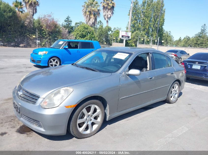 2005 Infiniti G35 VIN: JNKCV51E05M205189 Lot: 40026211