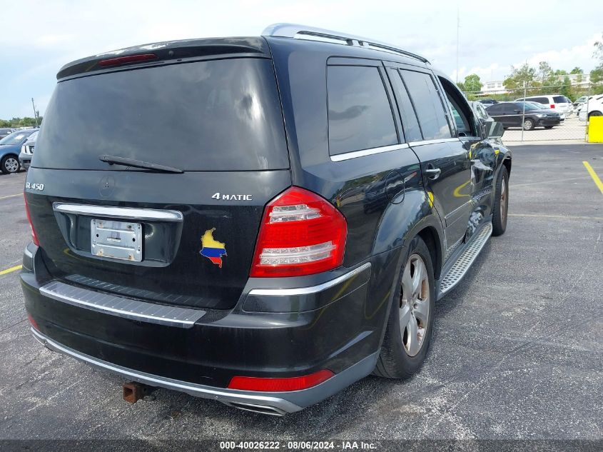 2010 Mercedes-Benz Gl 450 4Matic VIN: 4JGBF7BE9AA543699 Lot: 40026222