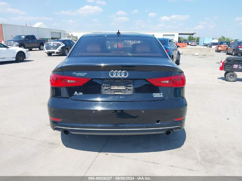 2016 Audi A3 2.0T Premium VIN: WAUB8GFF5G1056863 Lot: 40026227