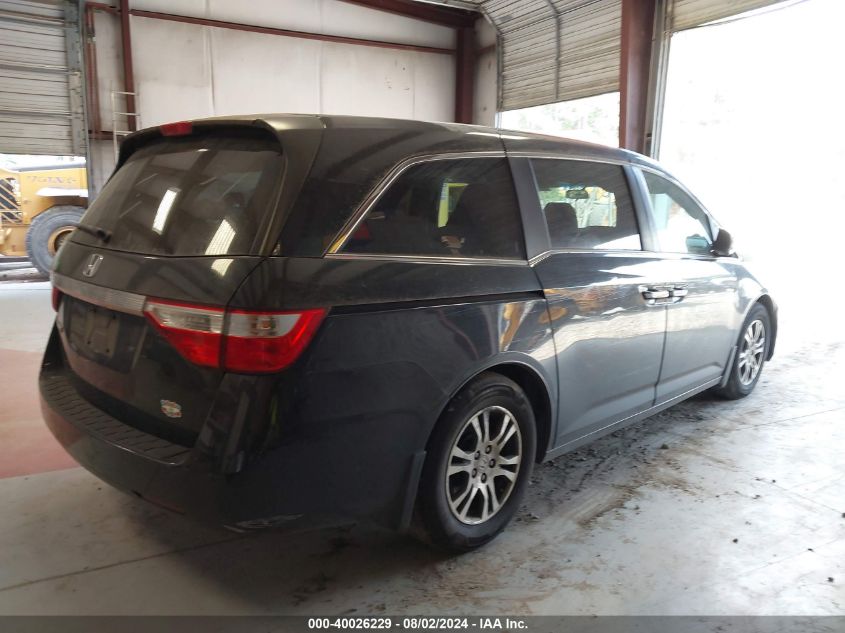 2012 Honda Odyssey Ex VIN: 5FNRL5H42CB093550 Lot: 40026229