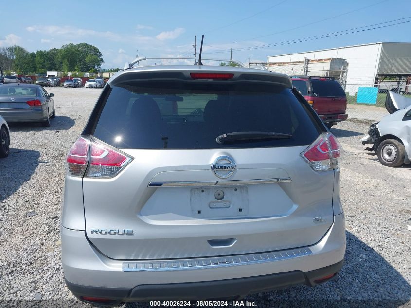 2015 Nissan Rogue Sl VIN: 5N1AT2MTXFC765392 Lot: 40026234