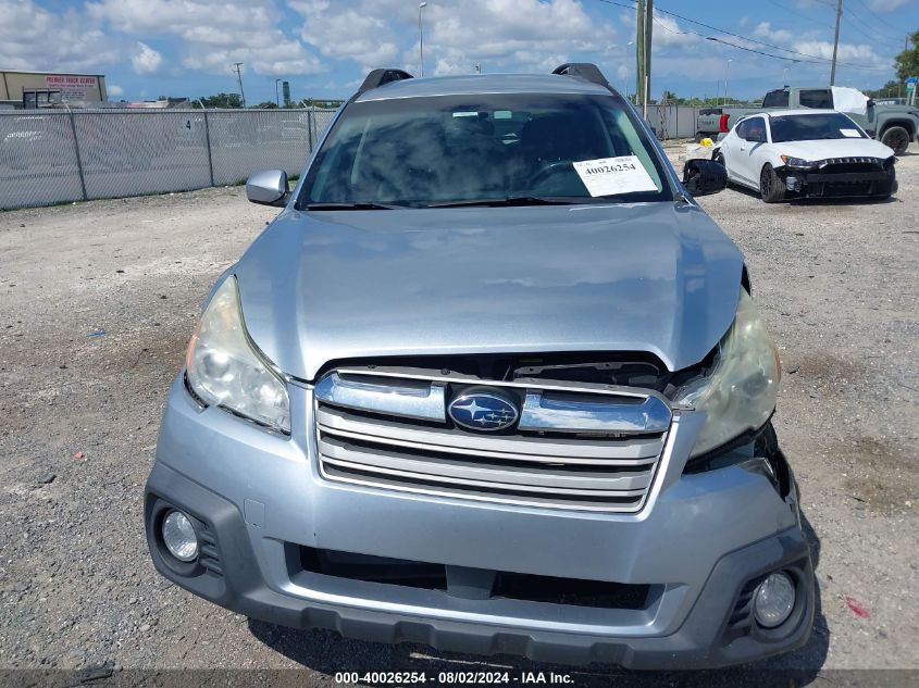 2013 Subaru Outback 2.5I Premium VIN: 4S4BRBCC6D3265957 Lot: 40026254