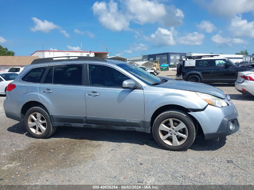 2013 Subaru Outback 2.5I Premium VIN: 4S4BRBCC6D3265957 Lot: 40026254