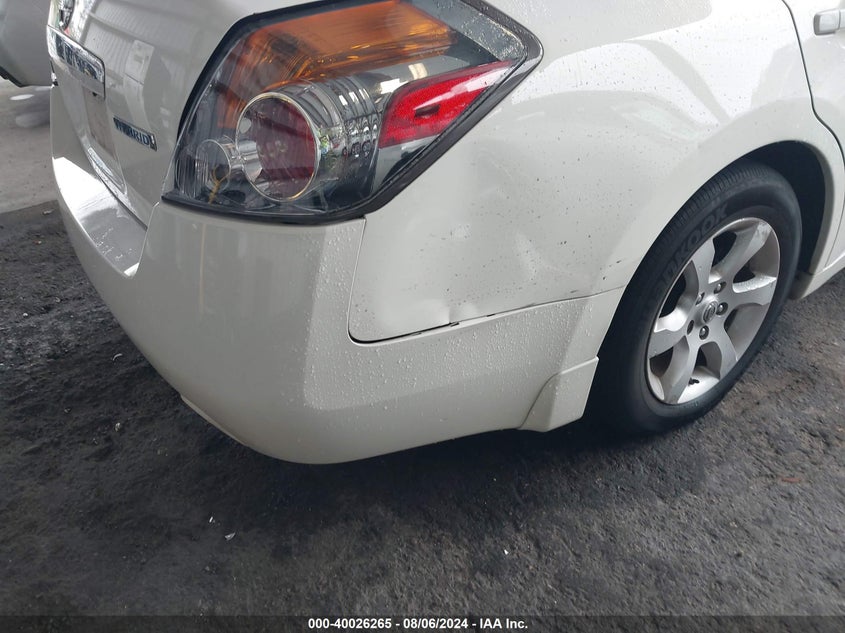 2009 Nissan Altima Hybrid Hybrid VIN: 1N4CL21E19C186529 Lot: 40026265