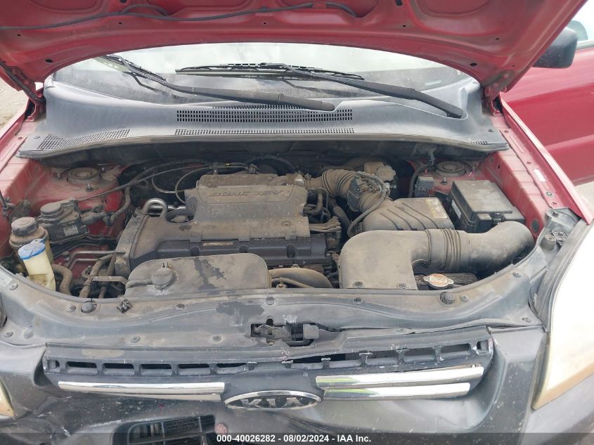 2008 Kia Sportage Lx VIN: KNDJF724X87506658 Lot: 40026282