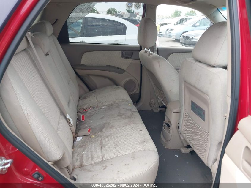 2008 Kia Sportage Lx VIN: KNDJF724X87506658 Lot: 40026282